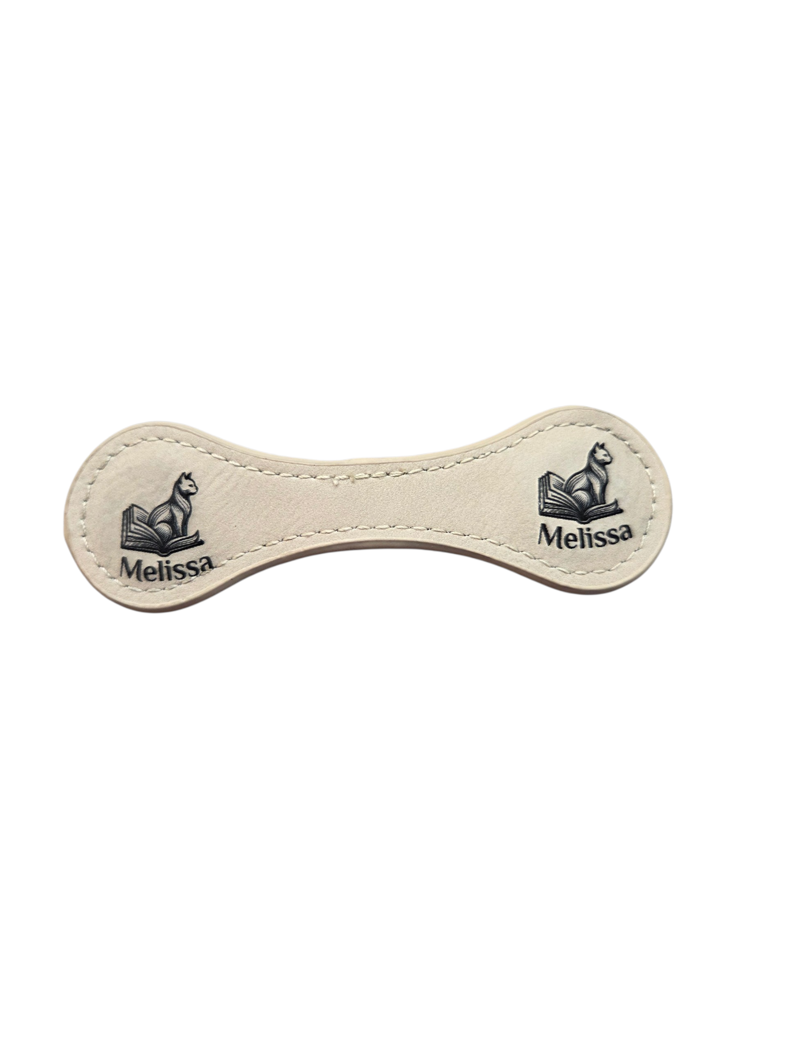 Leather magnetic bookmark
