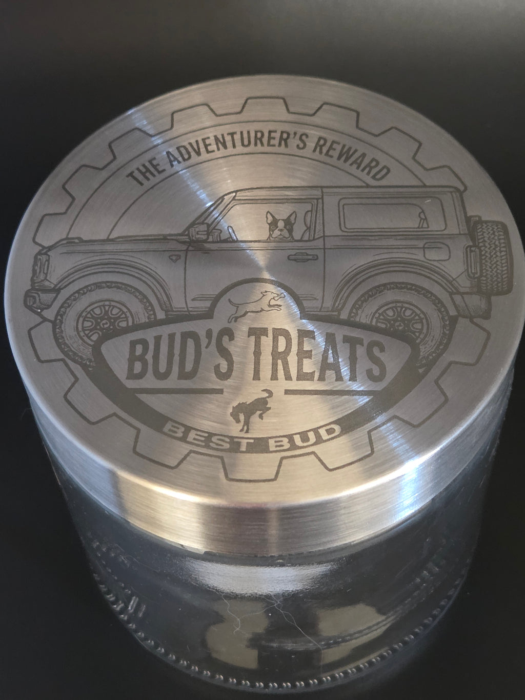 Custom Pet, People or Logo Photo Jar
