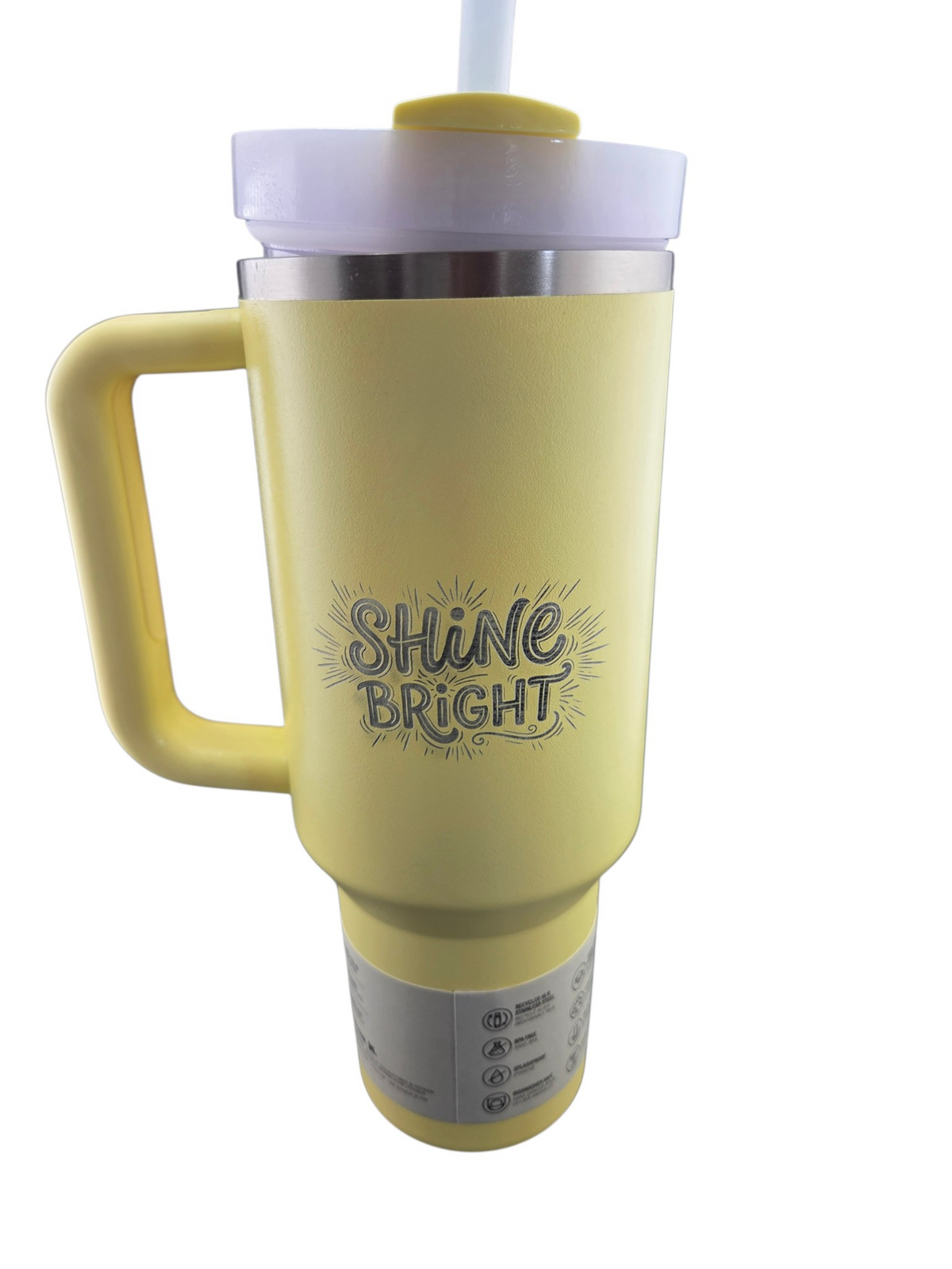 Custom Laser Engraved Stanley Quencher H2.0 FlowState Tumbler (40 oz) – Personalized Name & Graphic