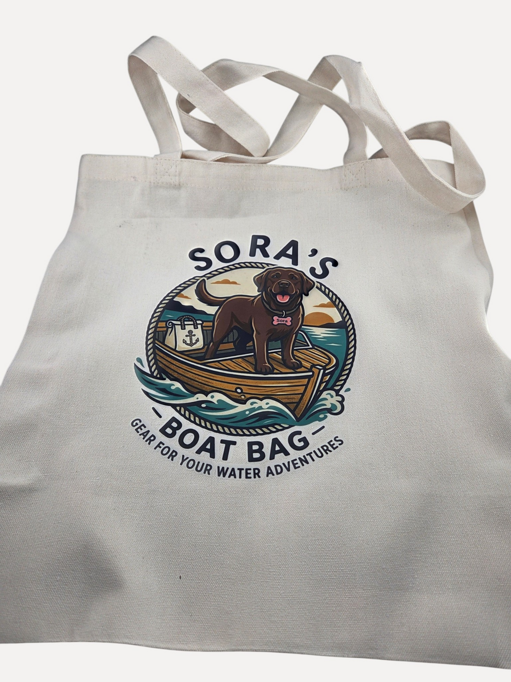 Custom Personalized Canvas Tote Bag