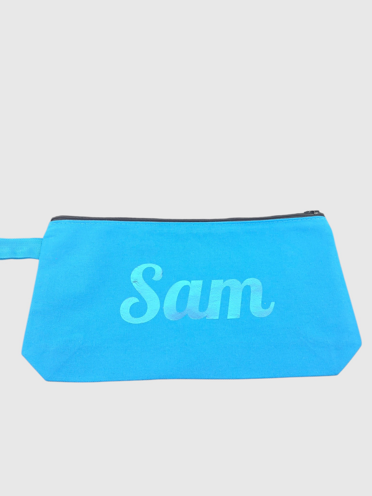 Custom Personalized Canvas Zipper Pouch | Makeup Bag &amp; Pencil Case