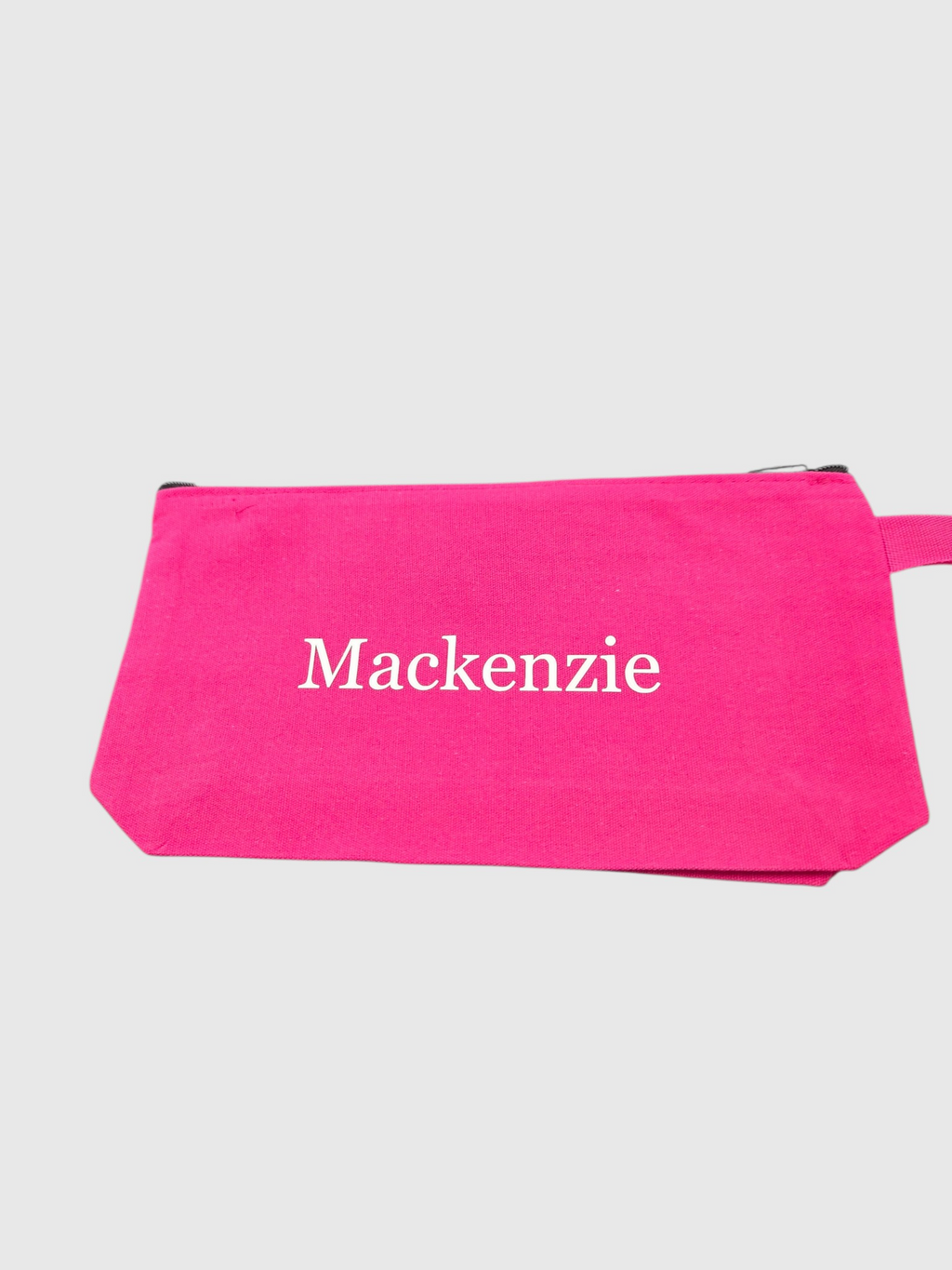 Custom Personalized Canvas Zipper Pouch | Makeup Bag &amp; Pencil Case