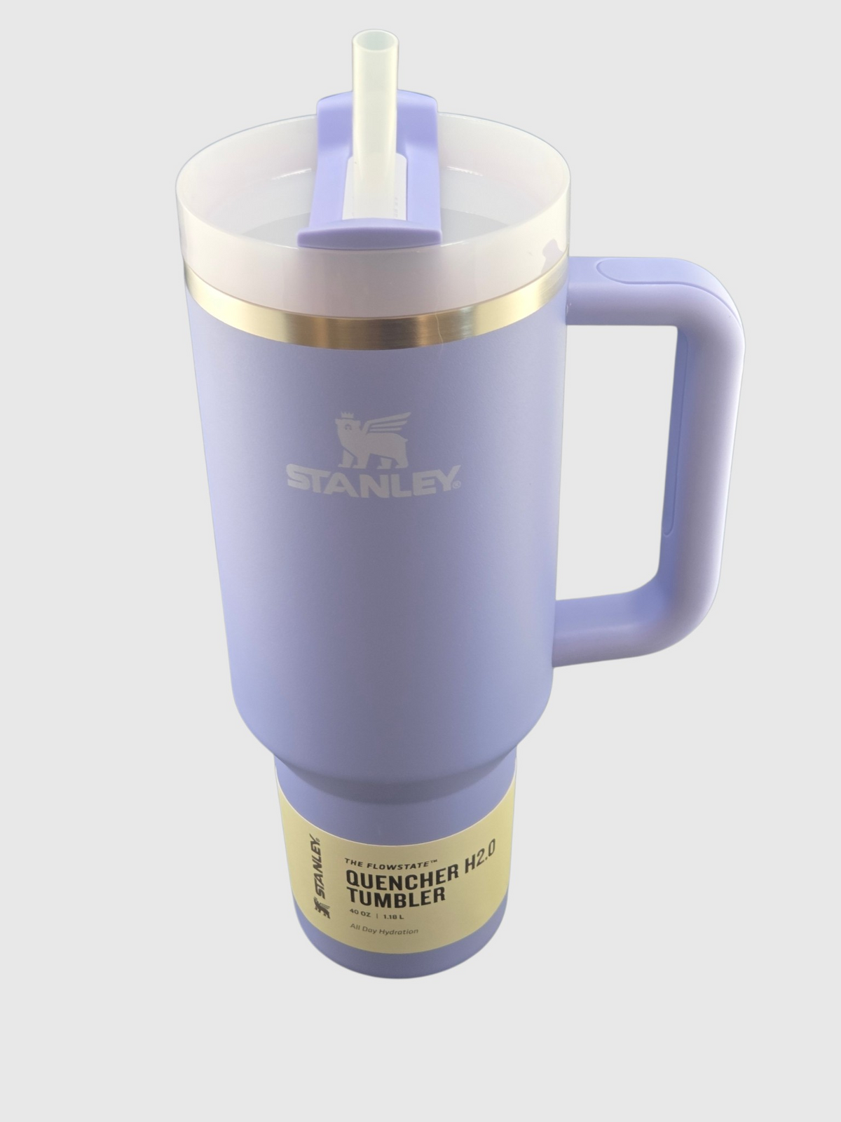 Custom Laser Engraved Stanley Quencher H2.0 FlowState Tumbler (40 oz) – Personalized Name & Graphic