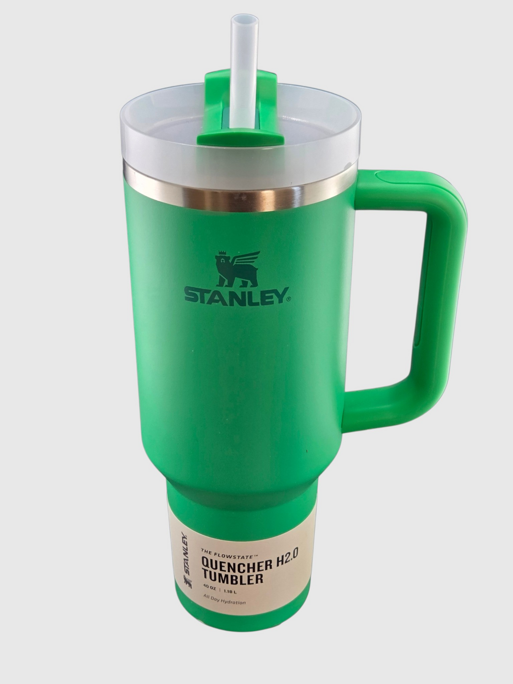 Custom Laser Engraved Stanley Quencher H2.0 FlowState Tumbler (40 oz) – Personalized Name & Graphic