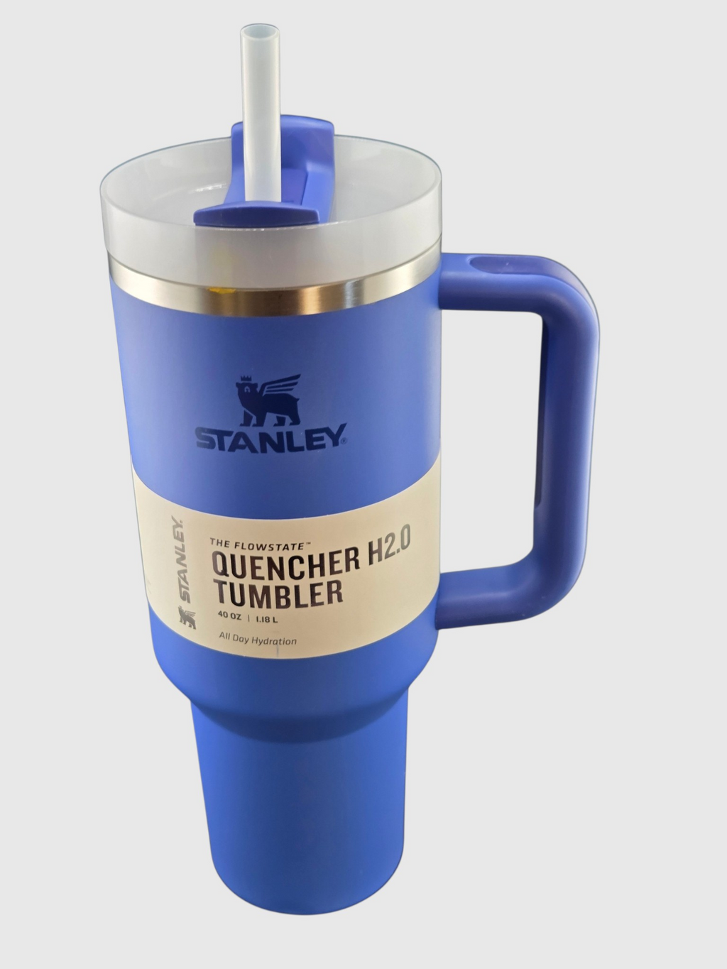 Custom Laser Engraved Stanley Quencher H2.0 FlowState Tumbler (40 oz) – Personalized Name & Graphic