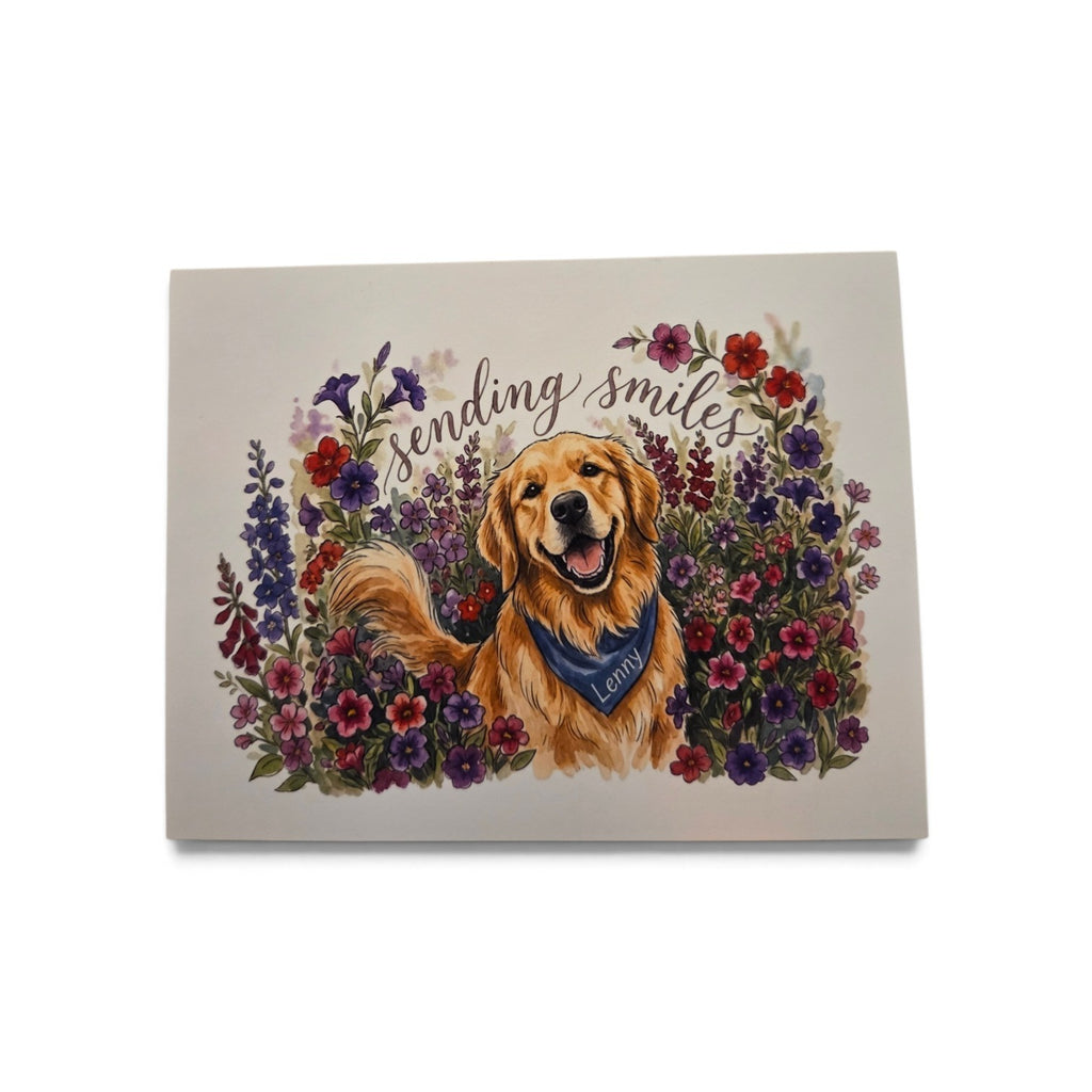 Custom  4 1/4 x 5 1/12 Note Card Set with Envelopes
