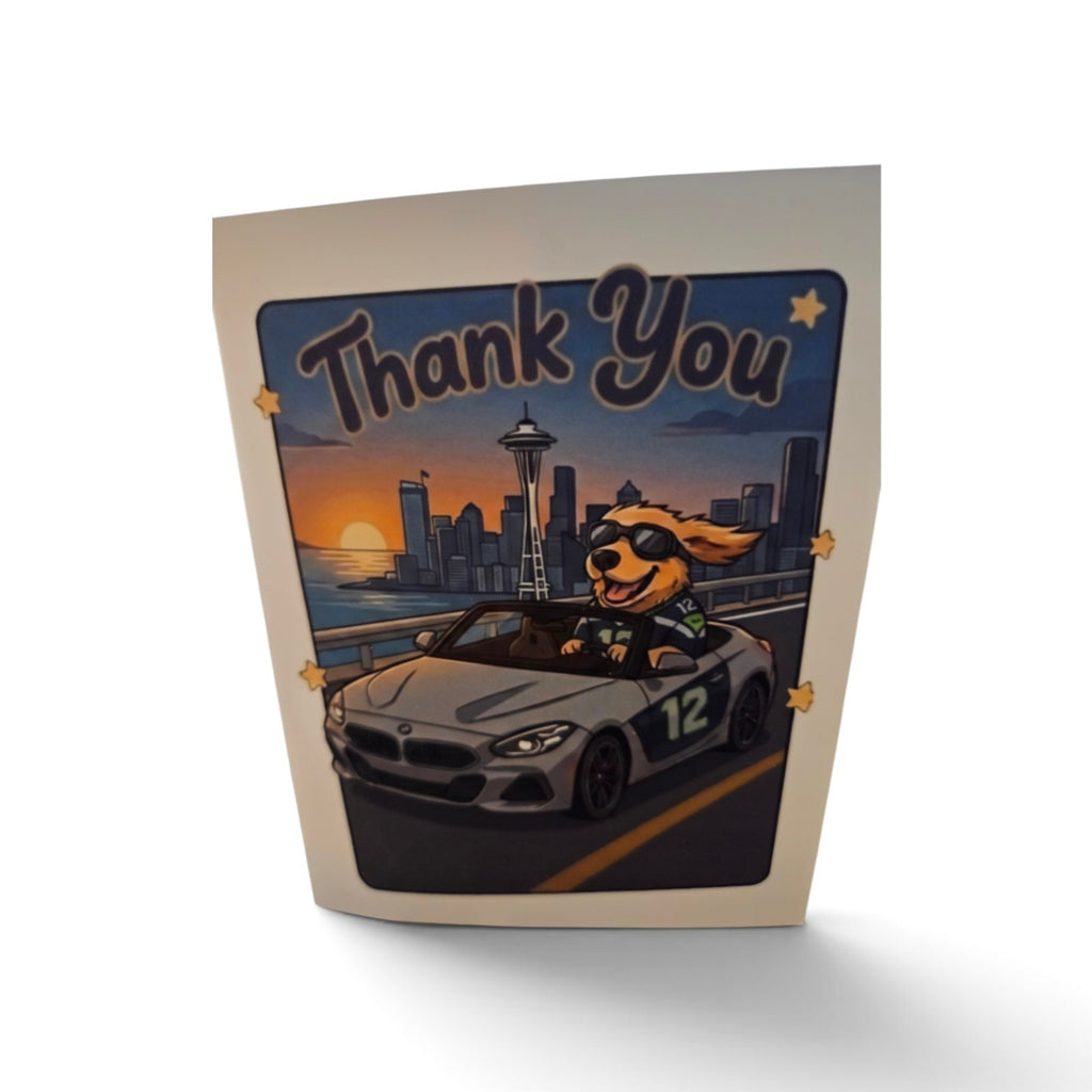 Custom  4 1/4 x 5 1/12 Note Card Set with Envelopes