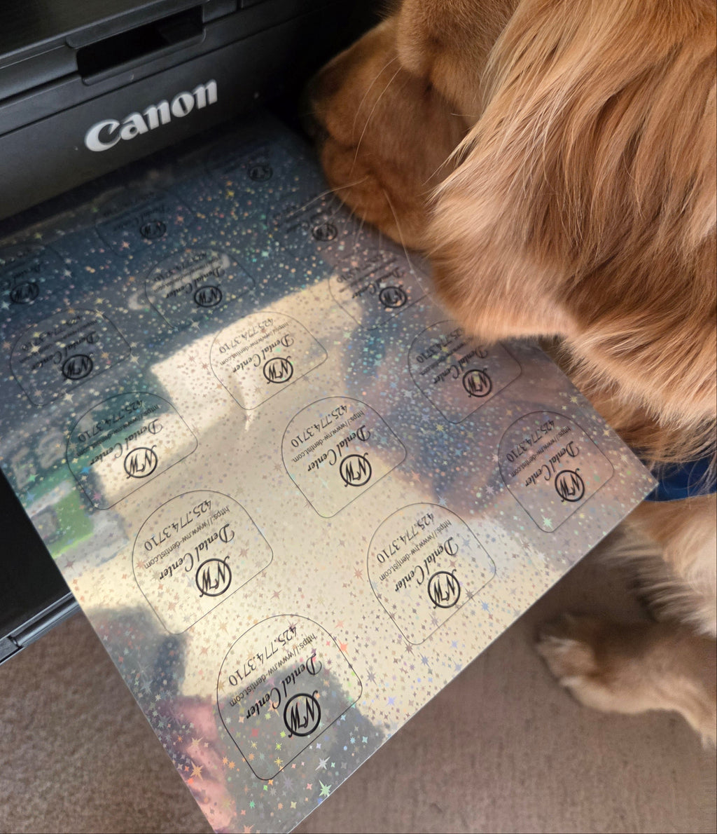Custom Holographic Sticker Sheets (Letter Size) | Die-Cut or Kiss-Cut Decals